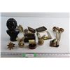 Image 1 : (13) Assorted Ceramic Decorations and Bach's Bust