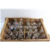 Image 3 : Vintage Pepsi Cola Wooden Crate and (24) Pepsi Glass Bottles