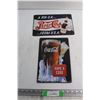 Image 1 : (2) Advertising Coca Cola and Pepsi Signs - 12'' x 8''
