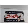 Image 3 : (2) Advertising Coca Cola and Pepsi Signs - 12'' x 8''