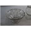 Image 2 : (2) Assorted Glass Storage Jars and Bowl