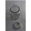 Image 7 : (2) Assorted Glass Storage Jars and Bowl