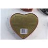 Image 5 : Russell Stover Elvis Presley Tin with Assorted Chocolate and (3) Heart Shaped Tins