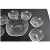 Image 3 : (7) Apple Shaped Glass Bowls 9'' and 5''