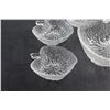 Image 5 : (7) Apple Shaped Glass Bowls 9'' and 5''