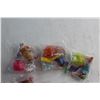 Image 2 : (6) Assorted Happy Meal Figurines with a Ball Toys