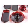Image 3 : (33+) Red Glass Dessert Set
