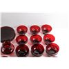 Image 5 : (33+) Red Glass Dessert Set