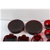 Image 6 : (33+) Red Glass Dessert Set
