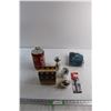 Image 1 : Coca Cola Piggy Bank and Store Tin, (3) Timers and Misc.