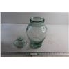 Image 1 : Large Glass Storage Jar 13''