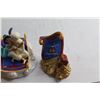 Image 3 : (3) Assorted Schmid Disney's Aladdin Ceramic Decorations