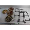 Image 1 : (3) Wired Racks and (4) Decorative Plates