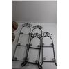 Image 4 : (3) Wired Racks and (4) Decorative Plates