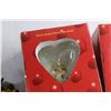 Image 2 : (2) Heart Shaped Music Waterballs and Birds Ceramic Decoration