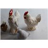 Image 3 : (5) Assorted Ceramic Birds Decorations - Chickens
