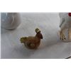 Image 6 : (5) Assorted Ceramic Birds Decorations - Chickens