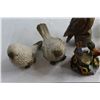 Image 2 : (9) Assorted Ceramic Animal Decorations