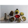 Image 4 : (9) Assorted Ceramic Animal Decorations