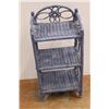 Image 7 : Cloth Basket, Wicker Basket, Blue Wicker Shelf - 16" x 12" x 31" High, Great Value Spray Mop Refill 
