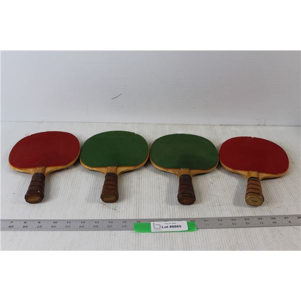 Vintage Ping Pong Paddles