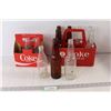 Image 1 : (6) Glass Coke Bottles, (8) Glass Bottles