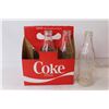 Image 2 : (6) Glass Coke Bottles, (8) Glass Bottles