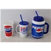 Image 5 : * Assorted Pepsi Glass Bottles Cups Cans