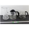 Image 1 : (2) Coffee Pots, Glass Pitcher