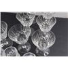 Image 5 : (7) Crystal Sherbet Glasses, (9) Crystal Liqueur Glasses