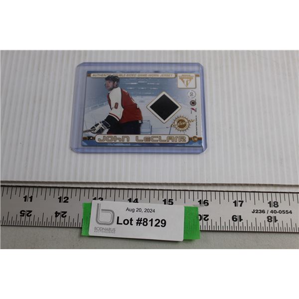 LeClair & Roenick Dual Jersey Hockey Card