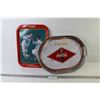 Image 1 : (2) Coca-Cola Tin Trays (one has damage)