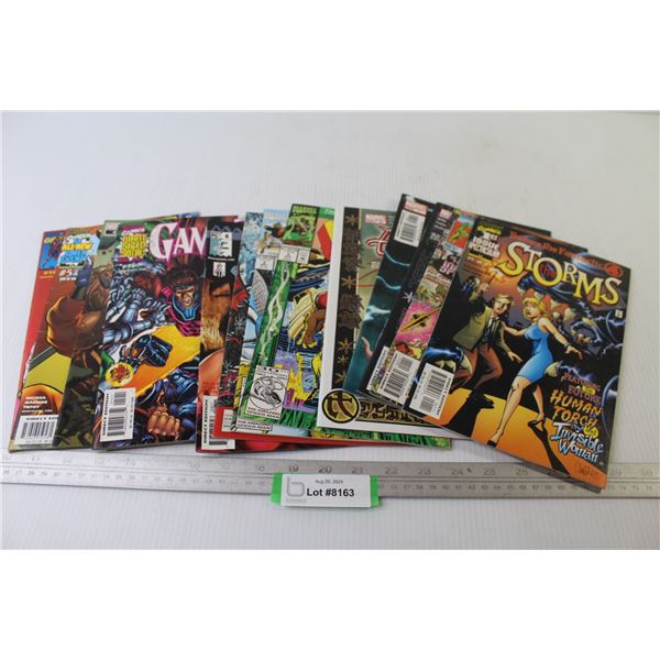(12) Marvel Comics - The Storms - Bug - Guardians - Cage - Gambit