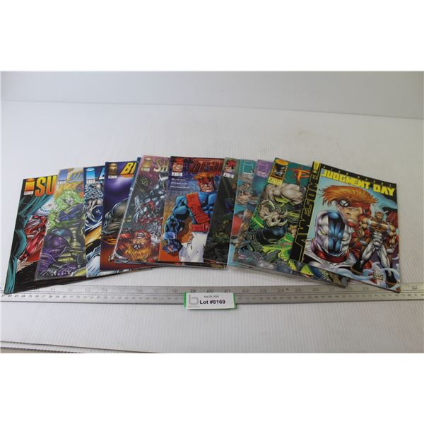 (12) Image Comics - Spartan - Brit - Badrock - Judgement Day - Shadow Hunt - Supreme