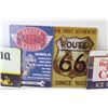 Image 3 : (4) Tin Signs - Coke - Route 66 - Busted Knuckle - Corona