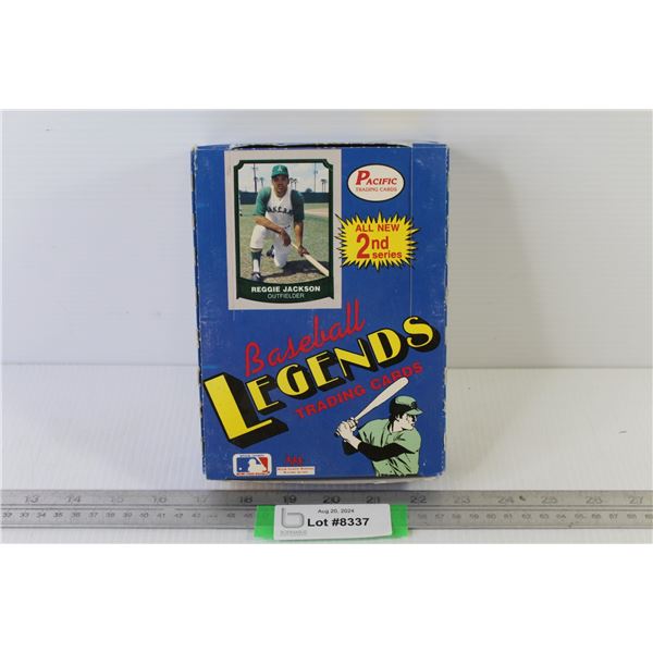 1990 Baseball Legends Player Trading Cards - Reggie Jackson Outfielder (packages unopened)
