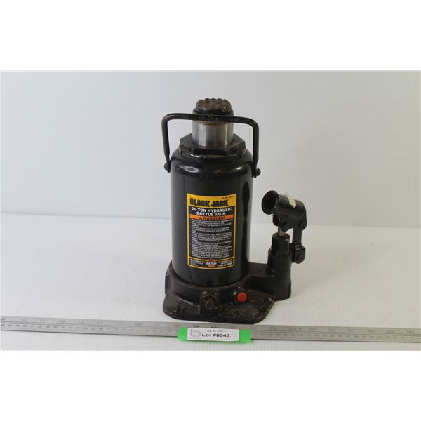 Black Jack 20 Ton Hydraulic Bottle Jack (missing pipe handle)