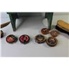 Image 2 : Shoe Shine Stand w/Footrest & Polish - Brushes