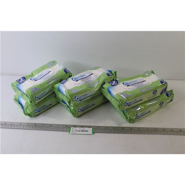 (6) Cleanitize - Hospital Disinfecting Wipes (NIB)