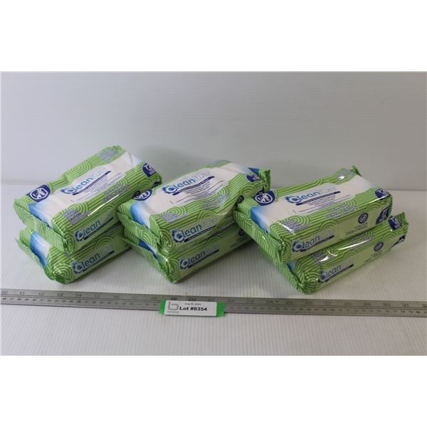 (6) Cleanitize - Hospital Disinfecting Wipes (NIB)