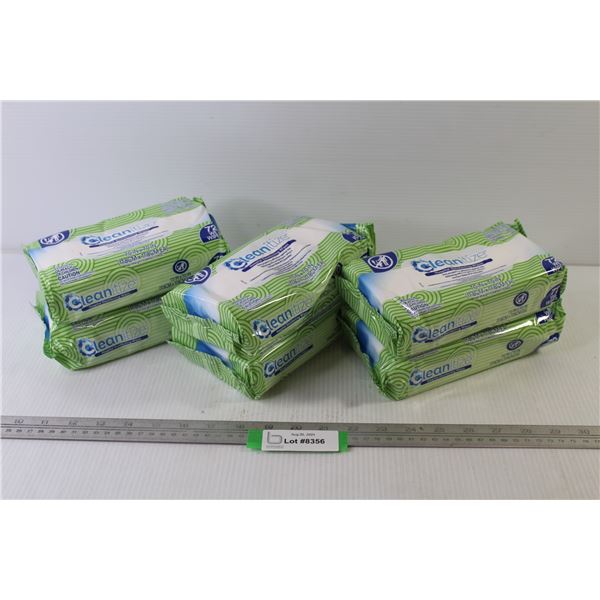 (6) Cleanitize - Hospital Disinfecting Wipes (NIB)