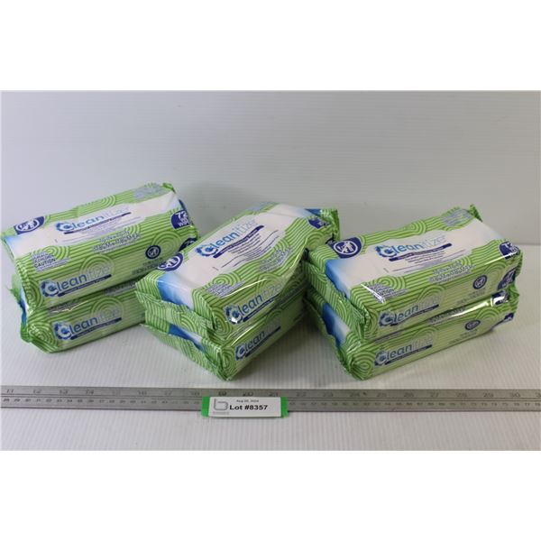 (6) Cleanitize - Hospital Disinfecting Wipes (NIB)