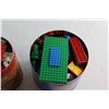 Image 2 : (2) Tins and Lots of Assorted Lego Pieces