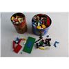 Image 3 : (2) Tins and Lots of Assorted Lego Pieces