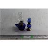 Image 1 : (2) Miniature Kerosene Lamps 5'' and 8''