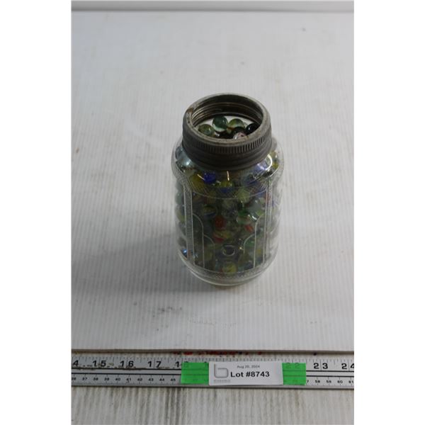 Jar with Lots of Assorted Marbles