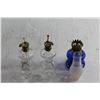 Image 3 : (3) Kerosene Lamps 8''