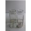 Image 4 : (2) Glass Storage Jars 12''