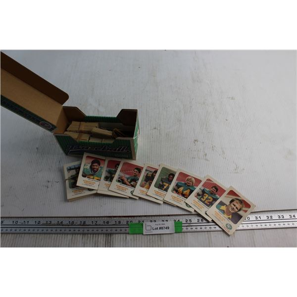 Box of Post CFL Football Cards