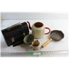 Image 1 : Lunch Box, Cast Iron Pan 7'', Cup, Pot and Tea Pot